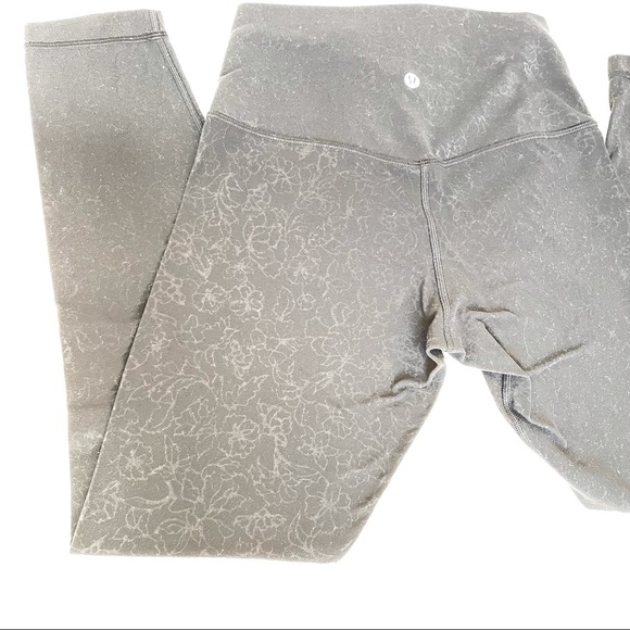 SOLD Lululemon Align Pant Emboss Floral RARE - Picture 6 of 7